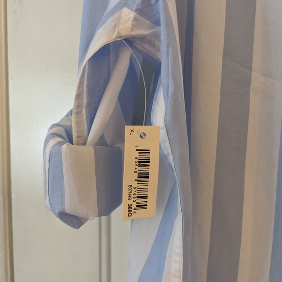 striped cotton tunic - Picture 7 of 9